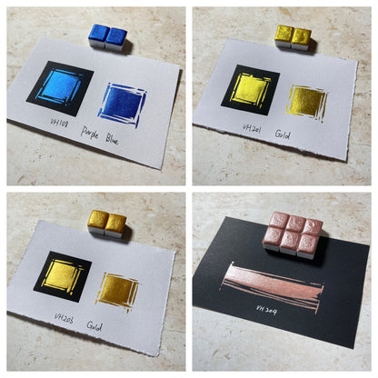 Aquarellfarben – Metallic Edition (36 Farben ohne Box) M27