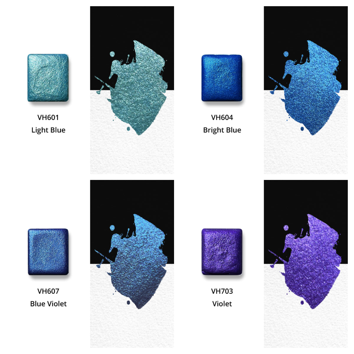 Watercolor Paints – Metallic Edition (12 colors with box) M33