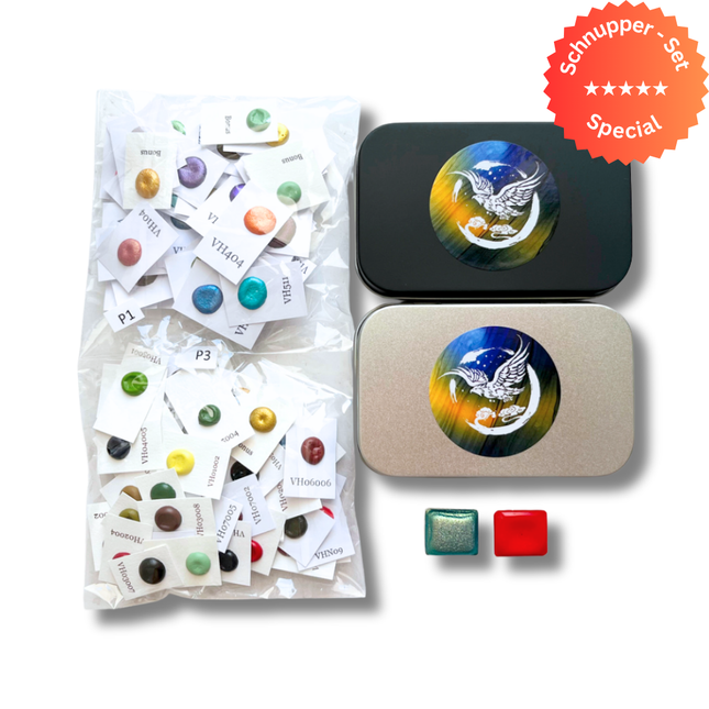 VHSS01 - VHaquarell Farbzauber Starter-Bundle - Schnupper Set Special (über 100 verschiedene Farben)
