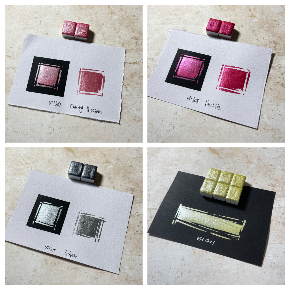 Aquarellfarben – Metallic Edition (36 Farben ohne Box) M27