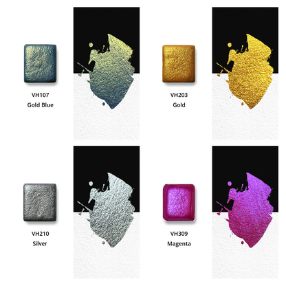 Watercolor Paints – Metallic Collector's Edition (12 colors) PE3