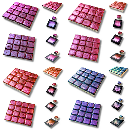 Handgemachte Aquarellfarben - Premium Edition - Chamäleon - Luxury 24er - PE9