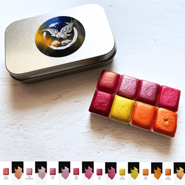 Blooming Shine – Metallic Watercolor Edition (8 colors) M20