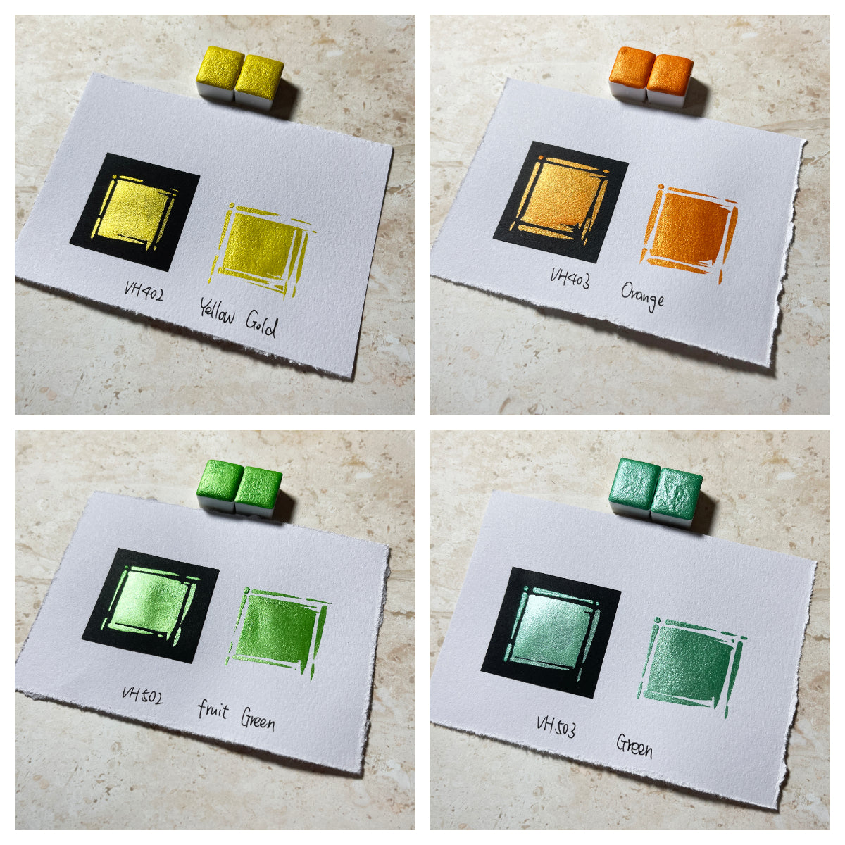 Aquarellfarben – Metallic Edition (36 Farben ohne Box) M27