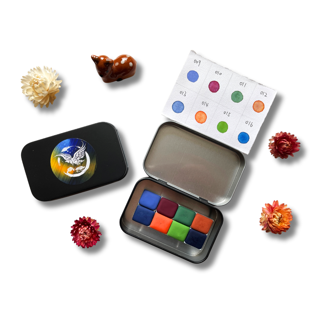 Aquarellfarben – Limitierte Edition (8 Farben mit Box) L2