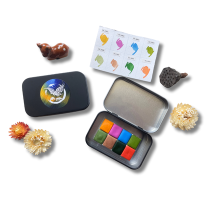 Aquarellfarben – Starter Edition (8 Farben mit Box) S6