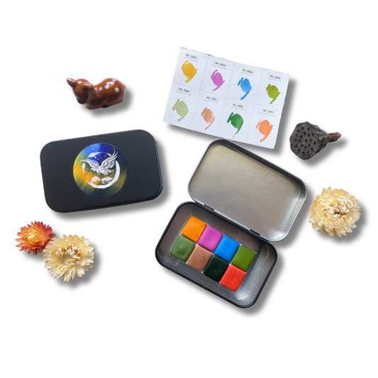 Aquarellfarben – Starter Edition (8 Farben mit Box) S6