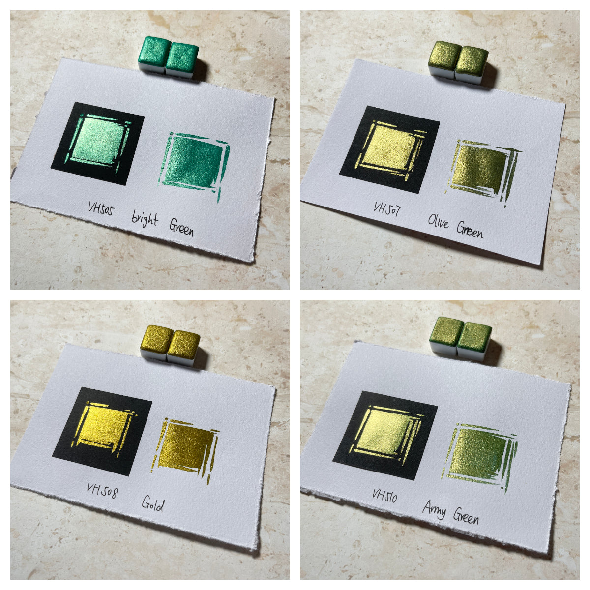 Aquarellfarben – Metallic Edition (36 Farben ohne Box) M39