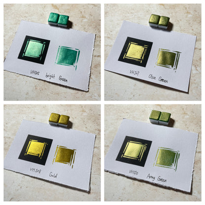 Aquarellfarben – Metallic Edition (36 Farben ohne Box) M39