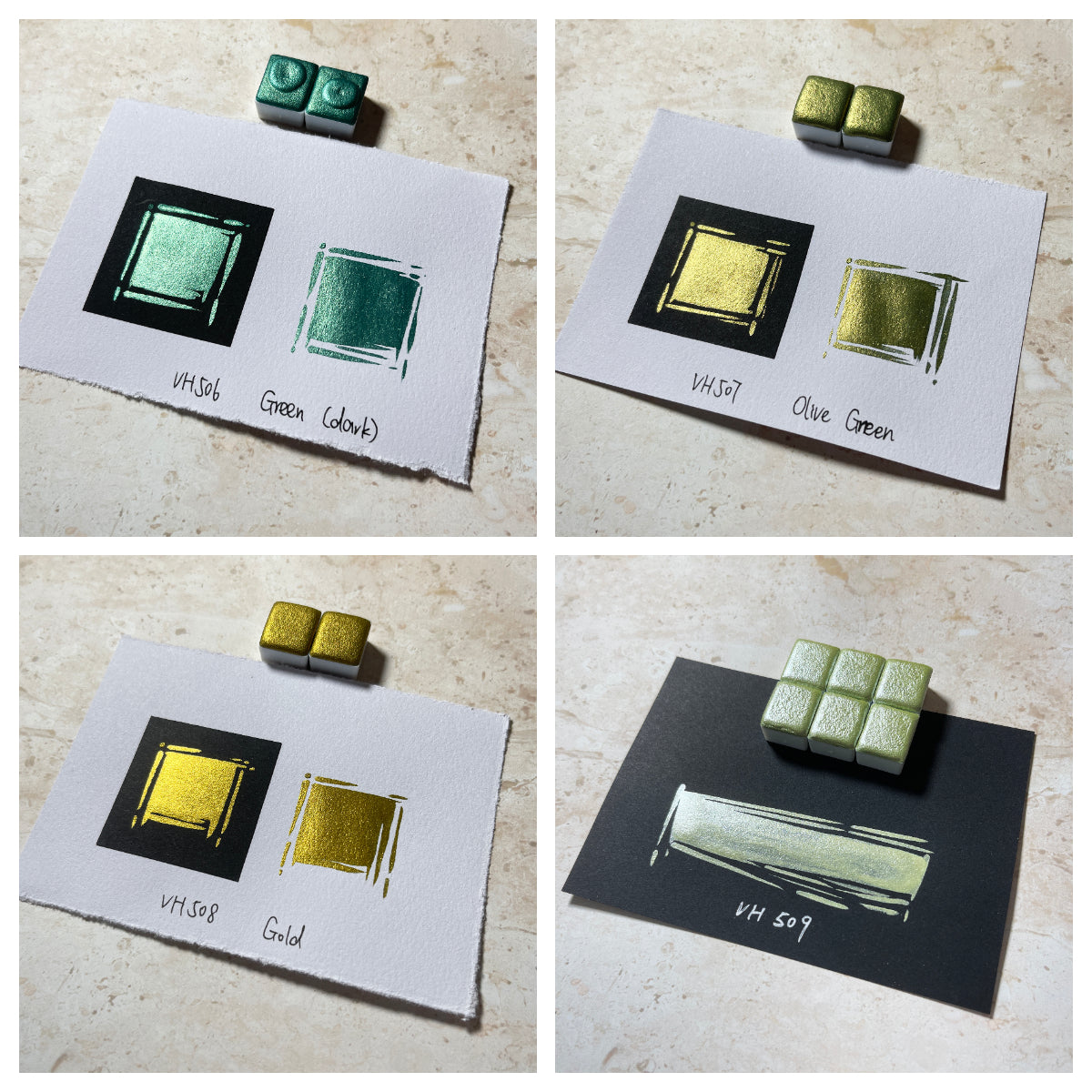 Aquarellfarben – Metallic Edition (36 Farben ohne Box) M27