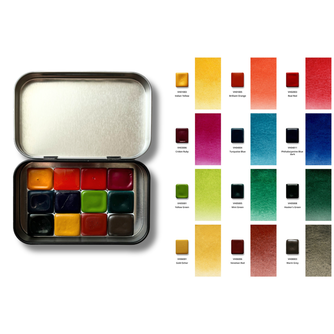 Honey Watercolor Edition (12 colors with box) H10