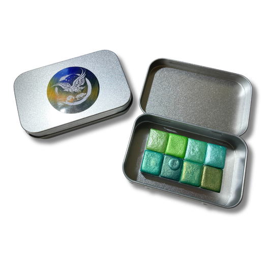 Aquarellfarben – Metallic Edition (8 Farben mit Box) M11