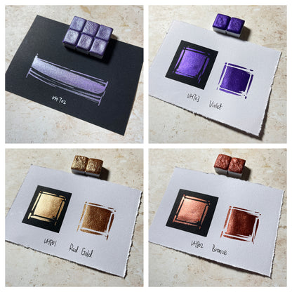 Aquarellfarben – Metallic Edition (36 Farben ohne Box) M39