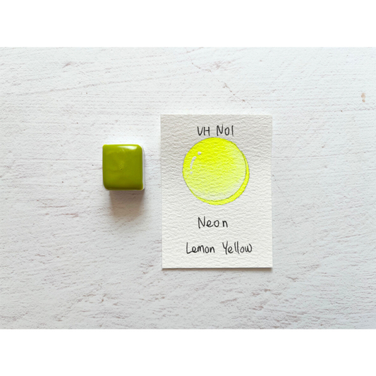 Watercolor Paints - Neon - Lemon Yellow - VHN01
