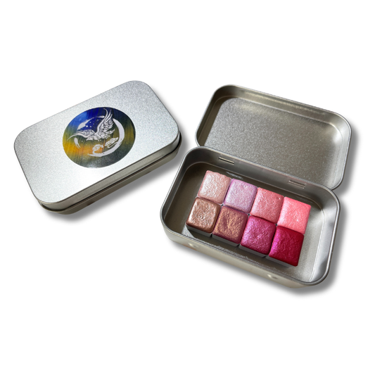 Aquarellfarben – Metallic Edition (8 Farben mit Box) M13