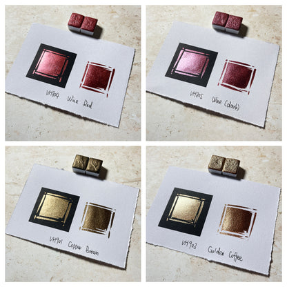 Aquarellfarben – Metallic Edition (36 Farben ohne Box) M27