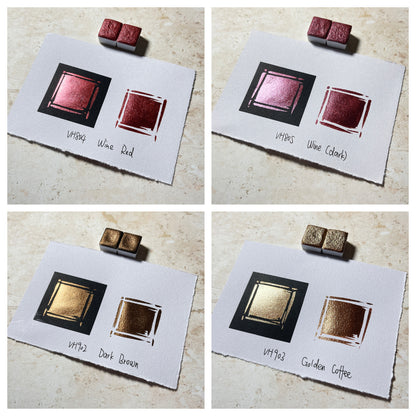 Aquarellfarben – Metallic Edition (36 Farben ohne Box) M39