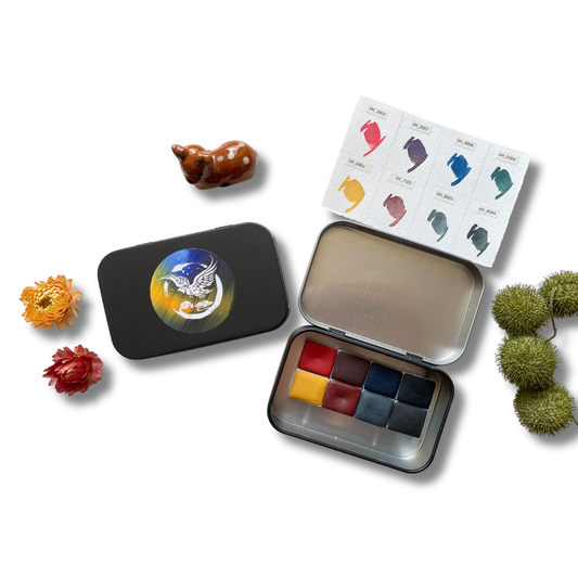 Aquarellfarben – Starter Edition (8 Farben mit Box) S9