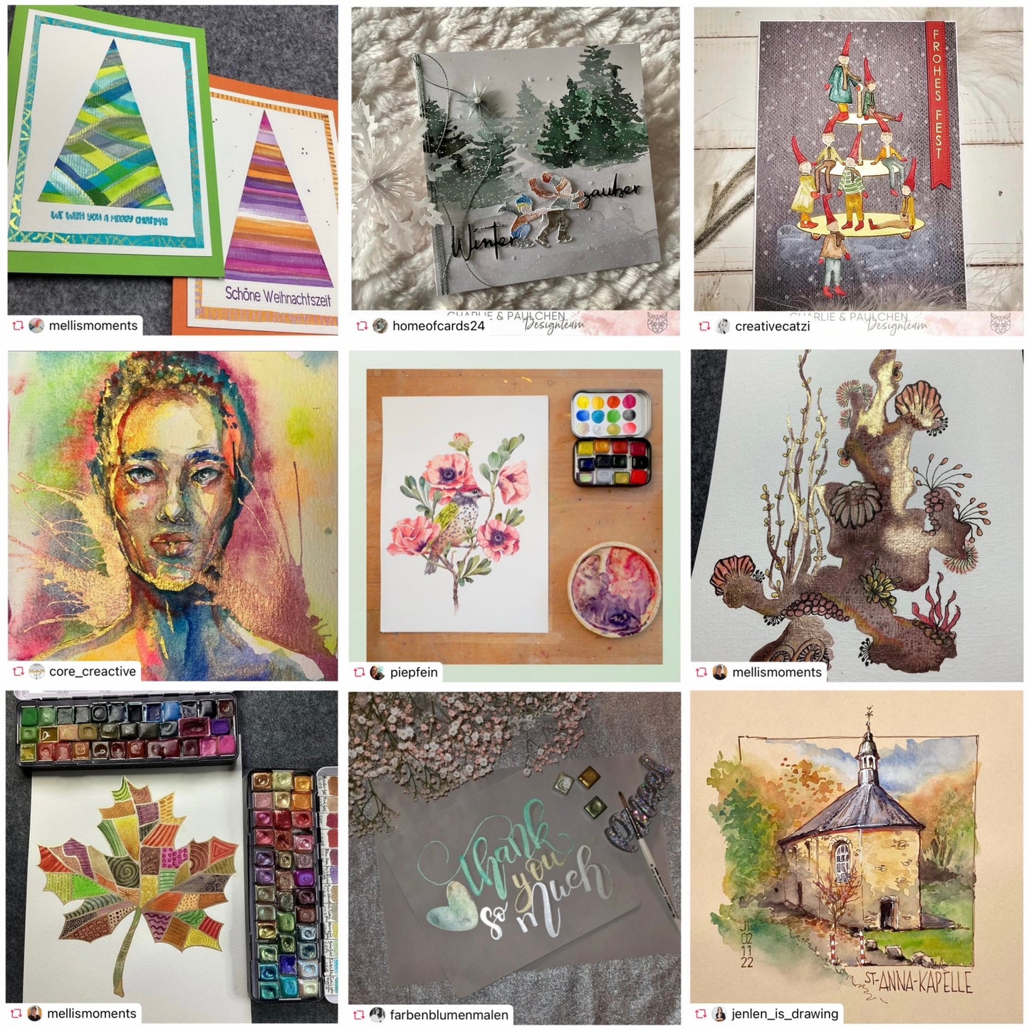 Handmade Watercolor Paints - Metallic - Green - VH505