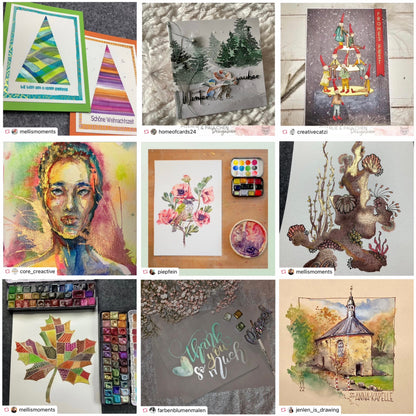 Handmade Watercolor Paints - Metallic - Green - VH505