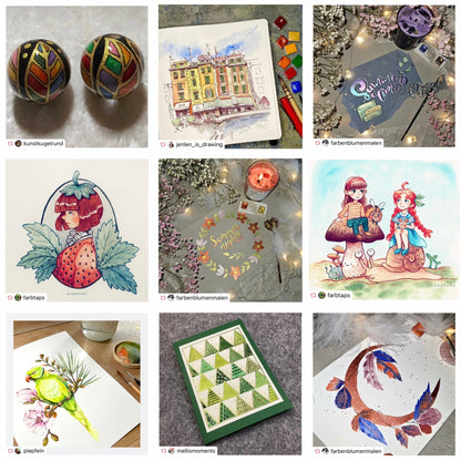 Handmade Watercolor Paints - Metallic - Green - VH505