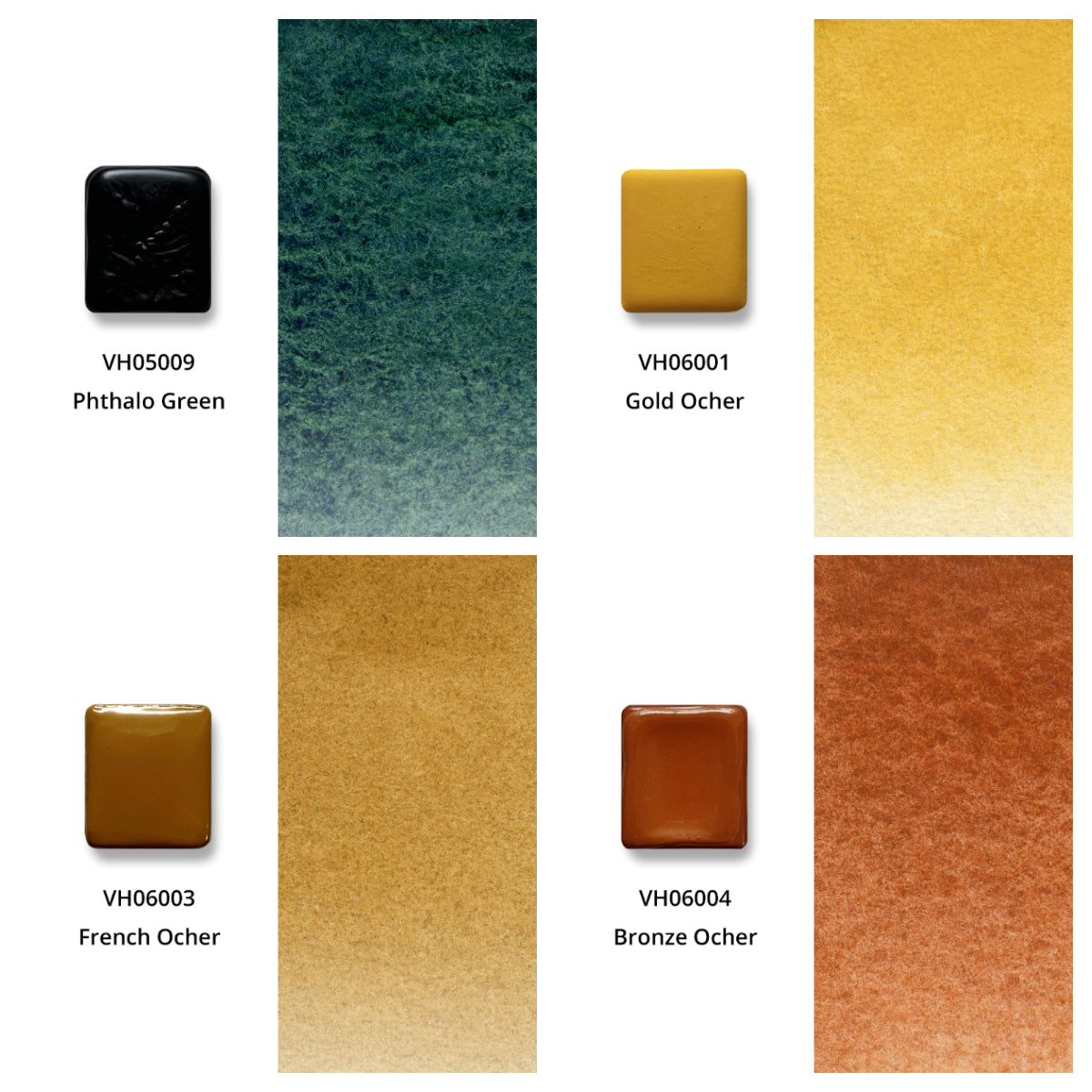 Watercolor Paints – Honey Edition – Autumn – (16 Colors Without Box) H5