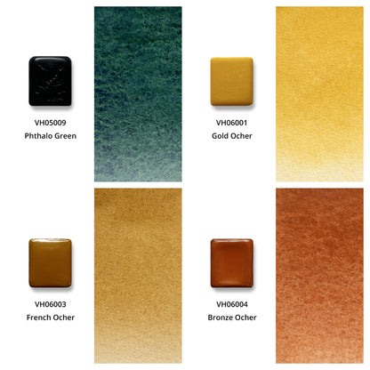 Watercolor Paints – Honey Edition – Autumn – (16 Colors Without Box) H5