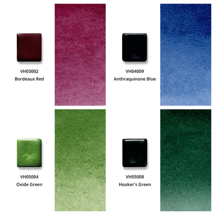 Watercolor paints - Honey - 12-piece autumn set with box - H3