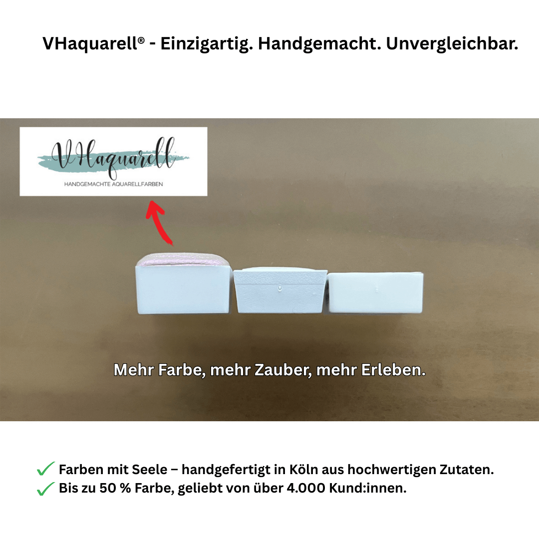 Handmade Watercolor Paints - Metallic - Green - VH505