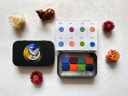 Aquarellfarben – Limitierte Edition (8 Farben mit Box) L2