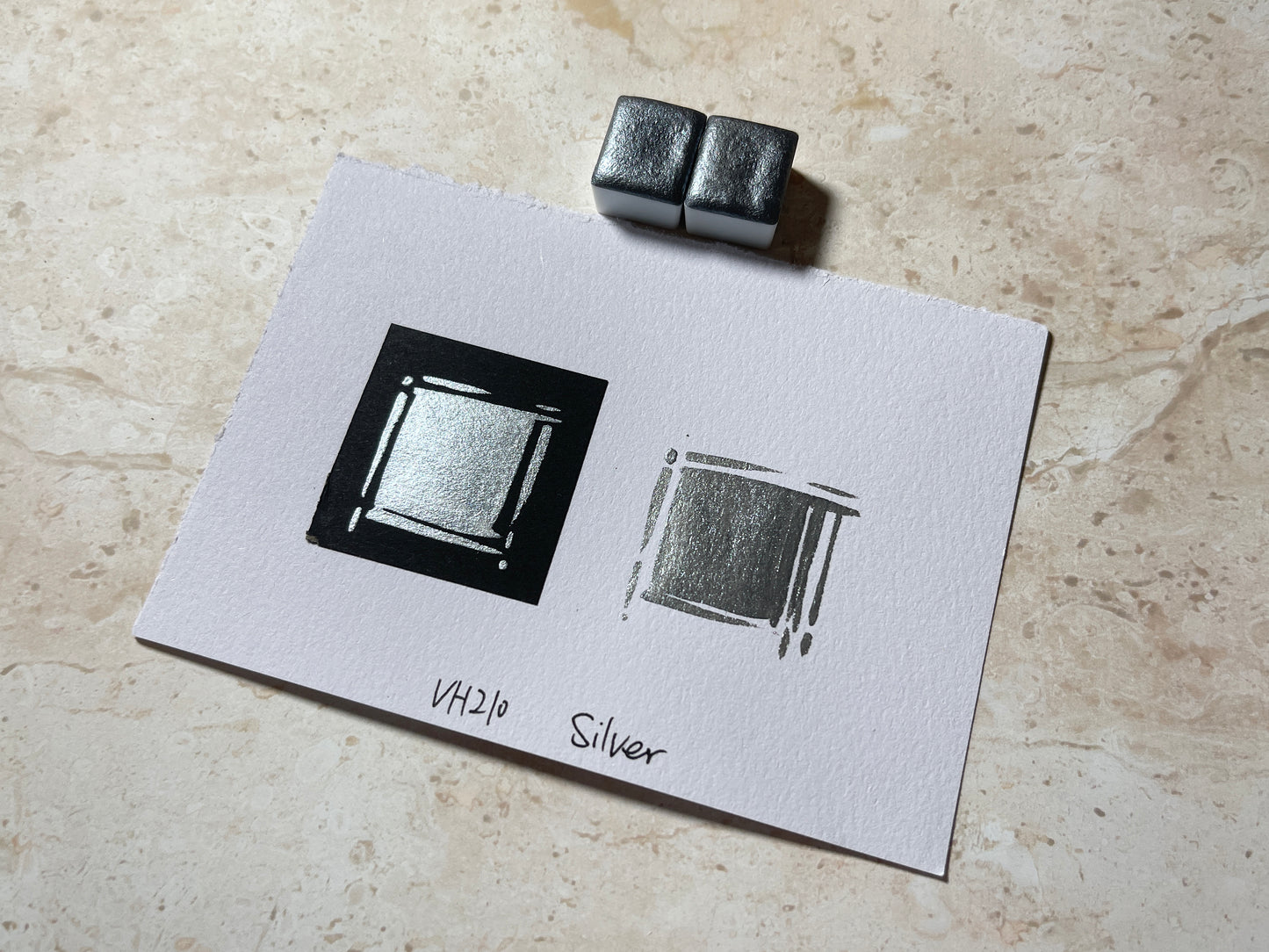 Aquarellfarben – Metallic Edition (8 Farben mit Box) M7