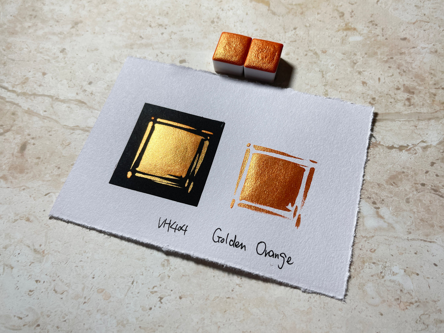 Aquarellfarben – Metallic Edition (8 Farben mit Box) M9