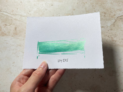 Handmade Watercolor Paints - Metallic - Green - VH505