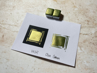 Aquarellfarben – Metallic Edition (8 Farben mit Box) M7