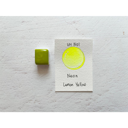 Watercolor paints - Neon - Lemon Yellow - VHN01