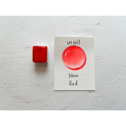 Watercolor Paints - Neon - Red - VHN07