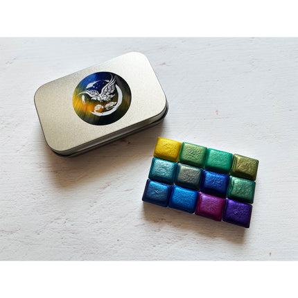 Aquarellfarben - Metallic Set - 12er mit Box - M33