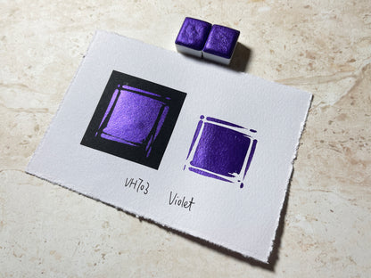 Aquarellfarben – Metallic Edition (8 Farben mit Box) M9