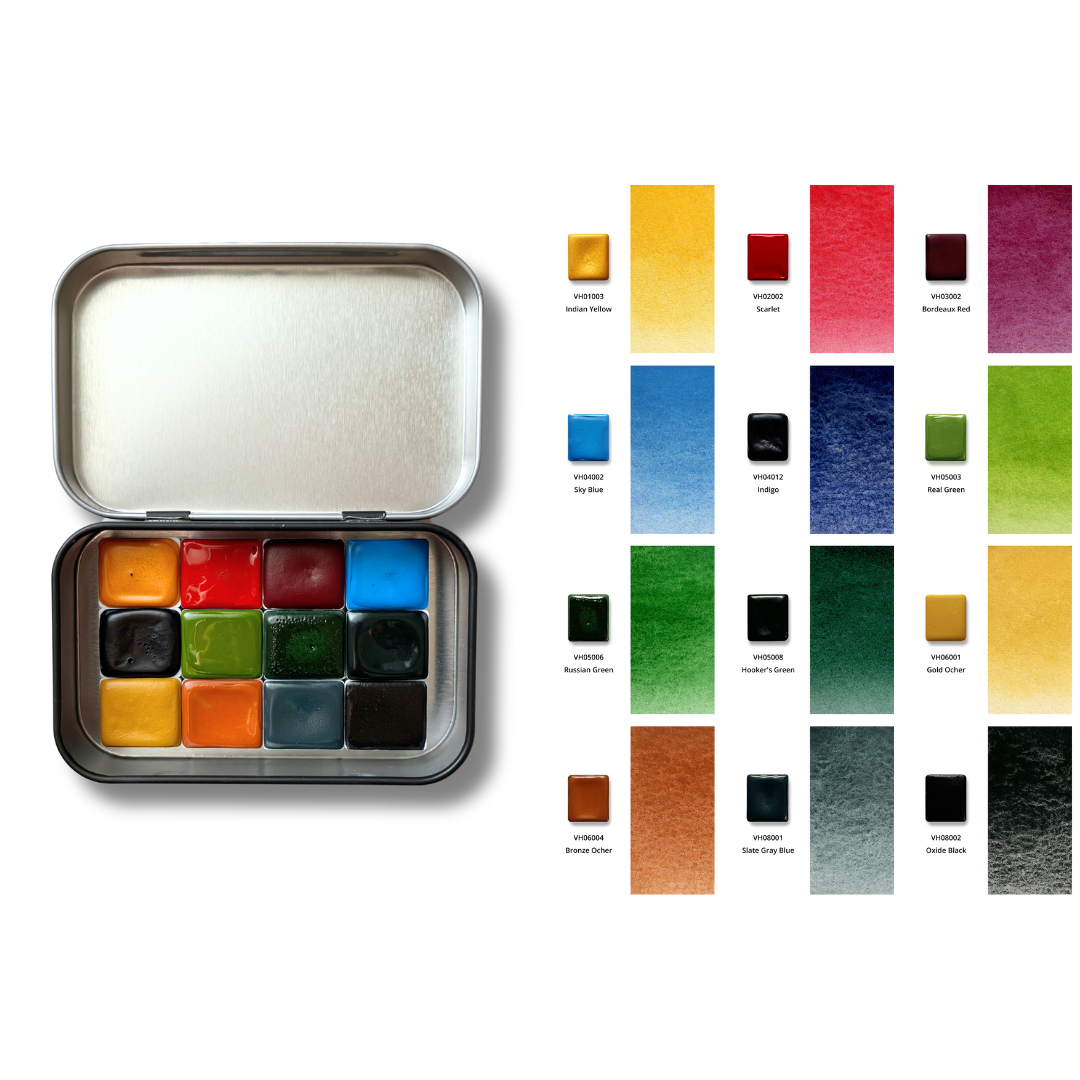 Winter Tale – Honig Aquarell Edition (12 Farben mit Box) H11