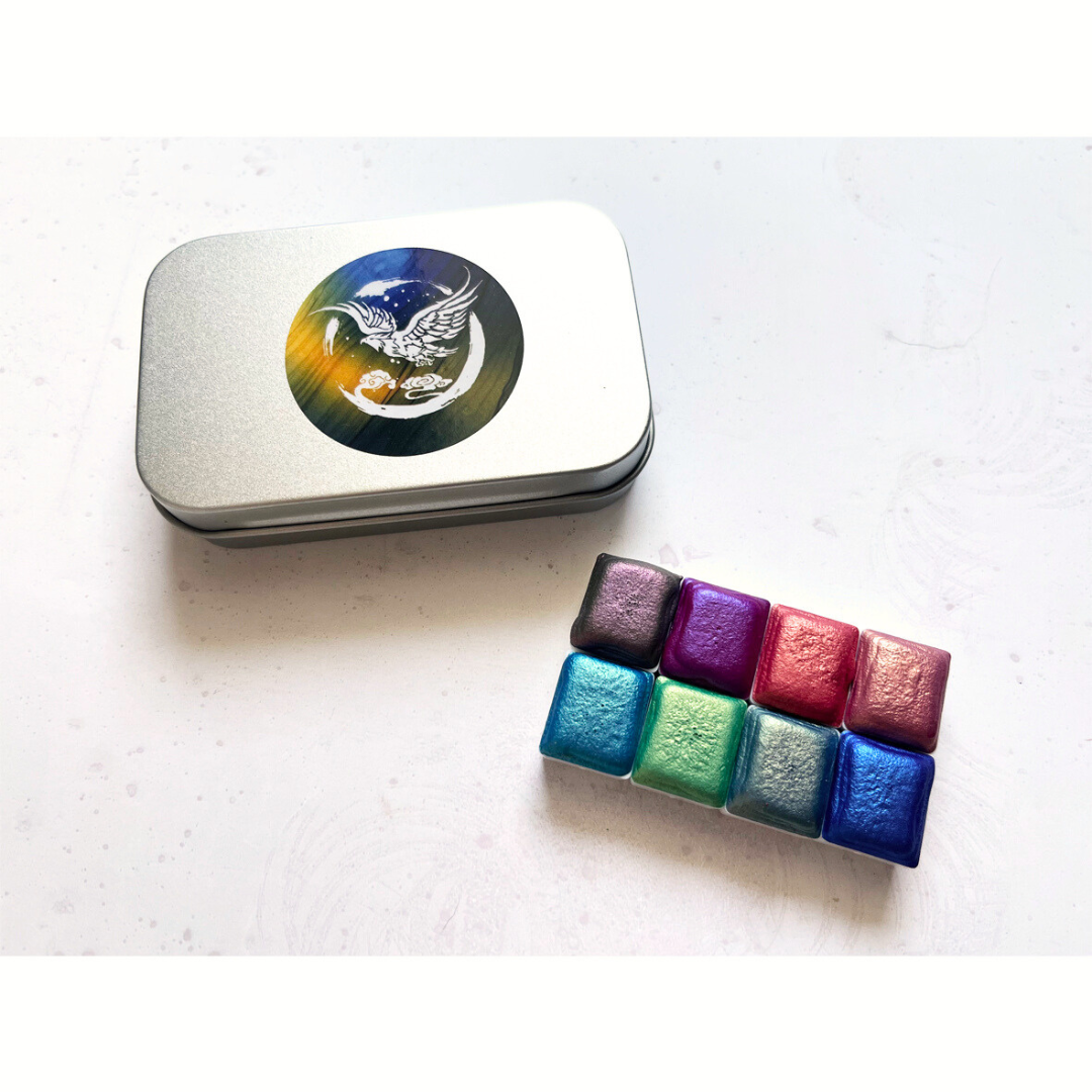 Watercolor Paints – Metallic Edition (8 colors with box) M4