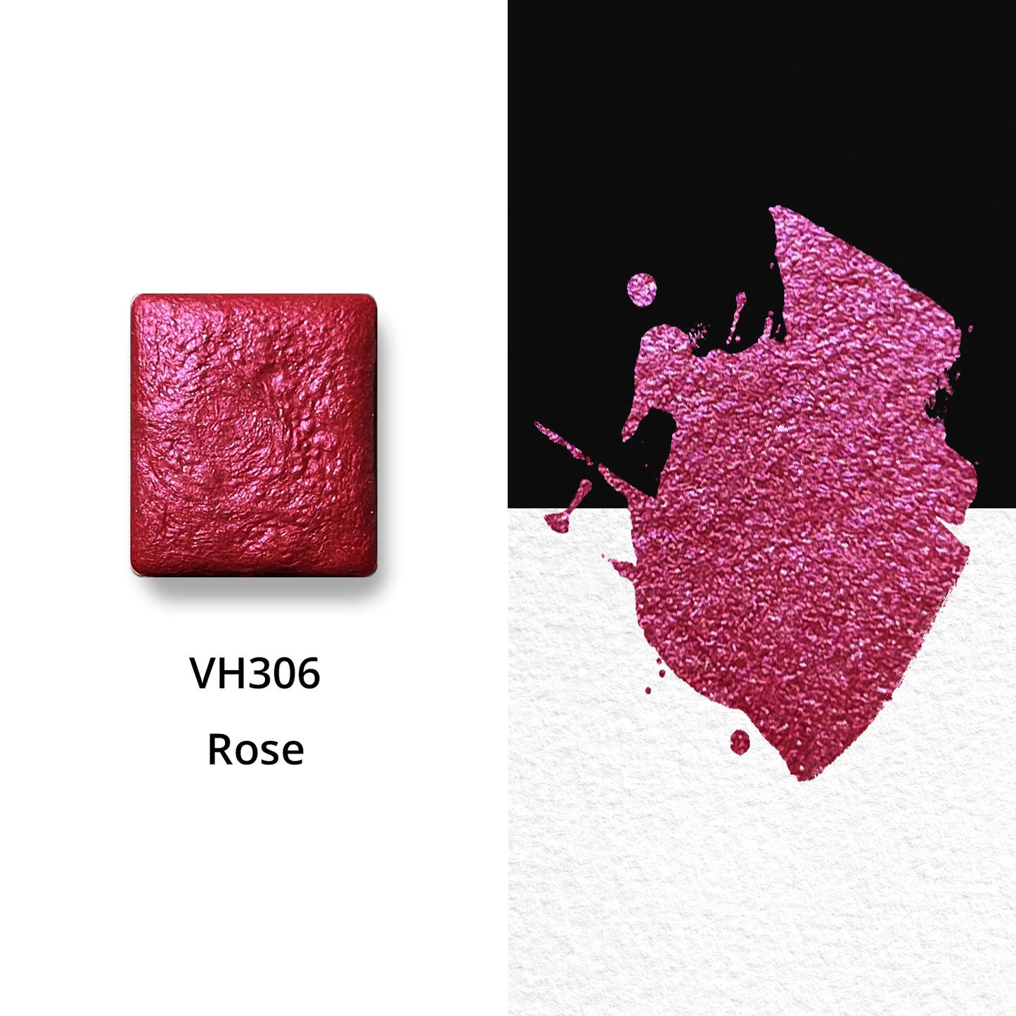 Aquarellfarben - Metallic - Rosa - VH306