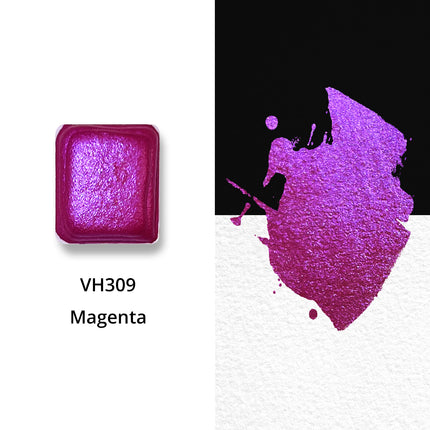 Aquarellfarben - Metallic - Magenta - VH309