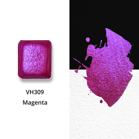 Watercolor Paints - Metallic - Magenta - VH309