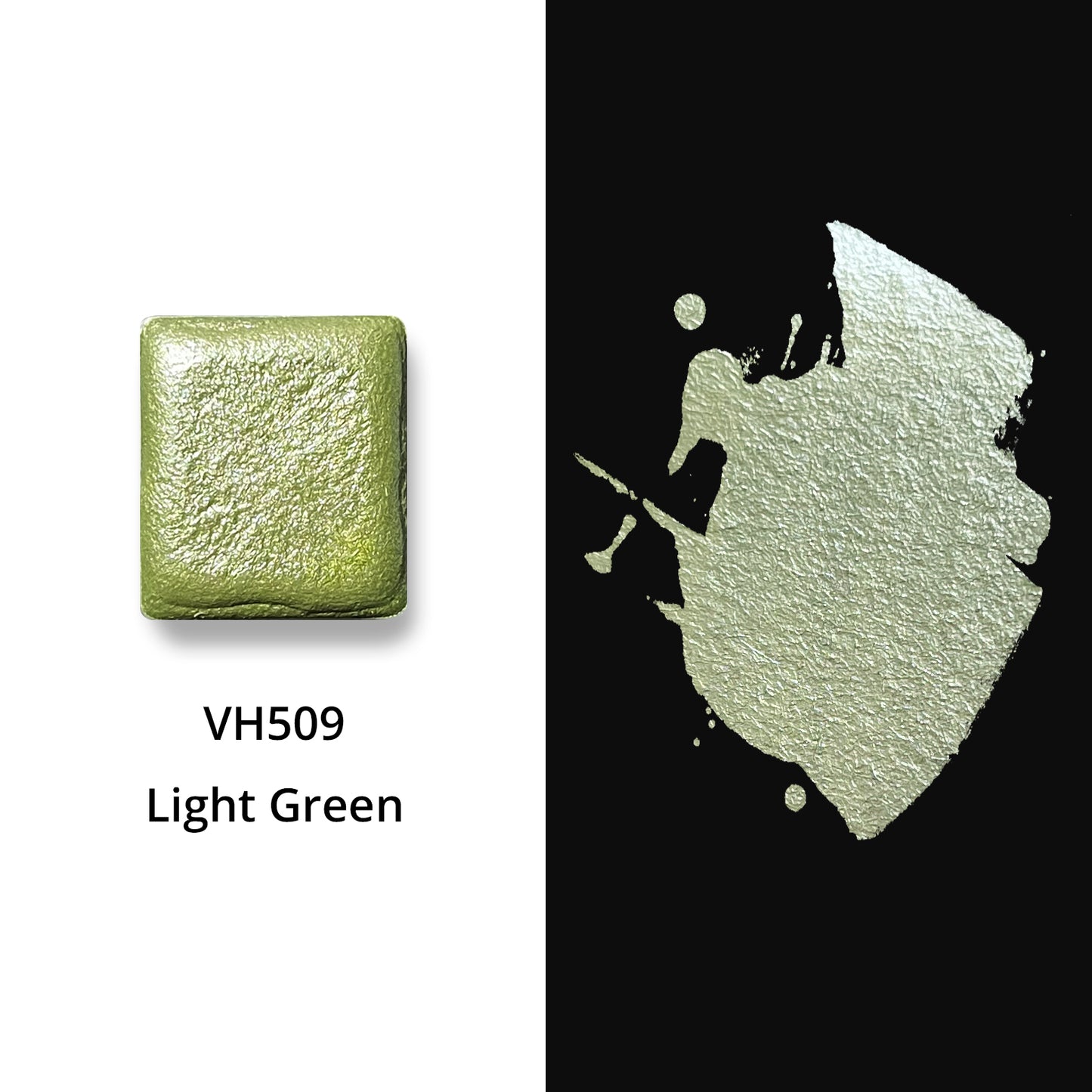 Watercolor Paints - Metallic - Light Green - VH509